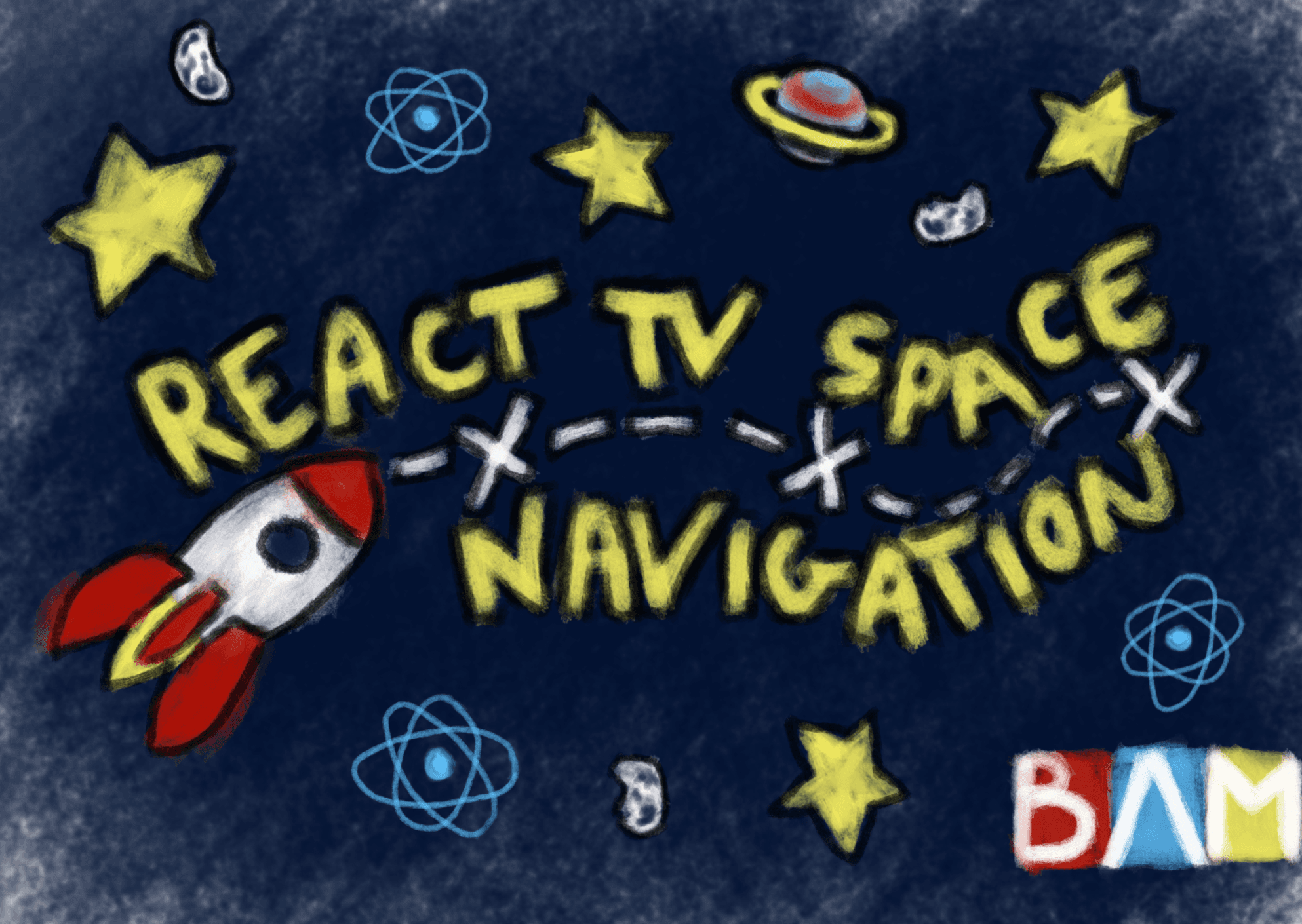 React TV Space Navigation Banner